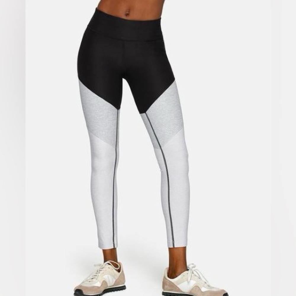 Outdoor Voices Tri-Color Leggings